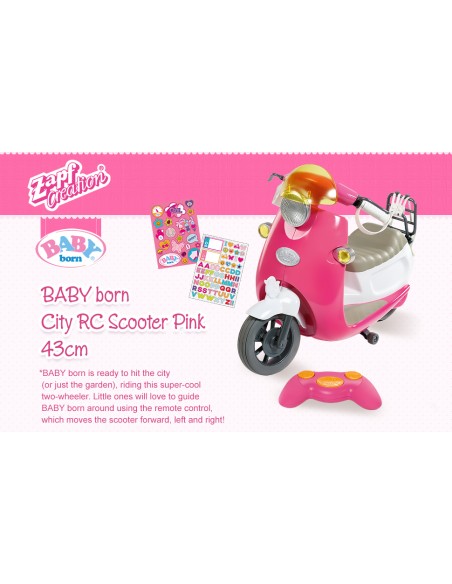 Baby Glam Zapf Scooter D22 City Born Creation RC